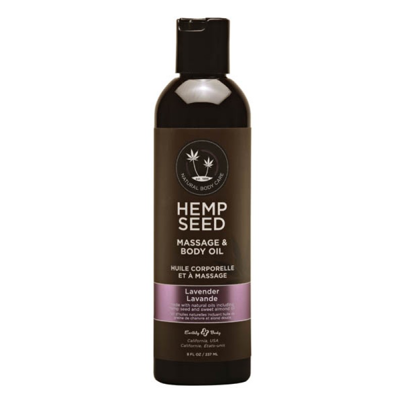 Hemp Seed Massage & Body Oil 237 ml - Lavender